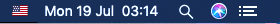 English Menu Bar